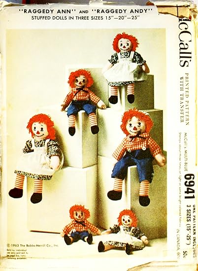 amazon raggedy ann and andy dolls