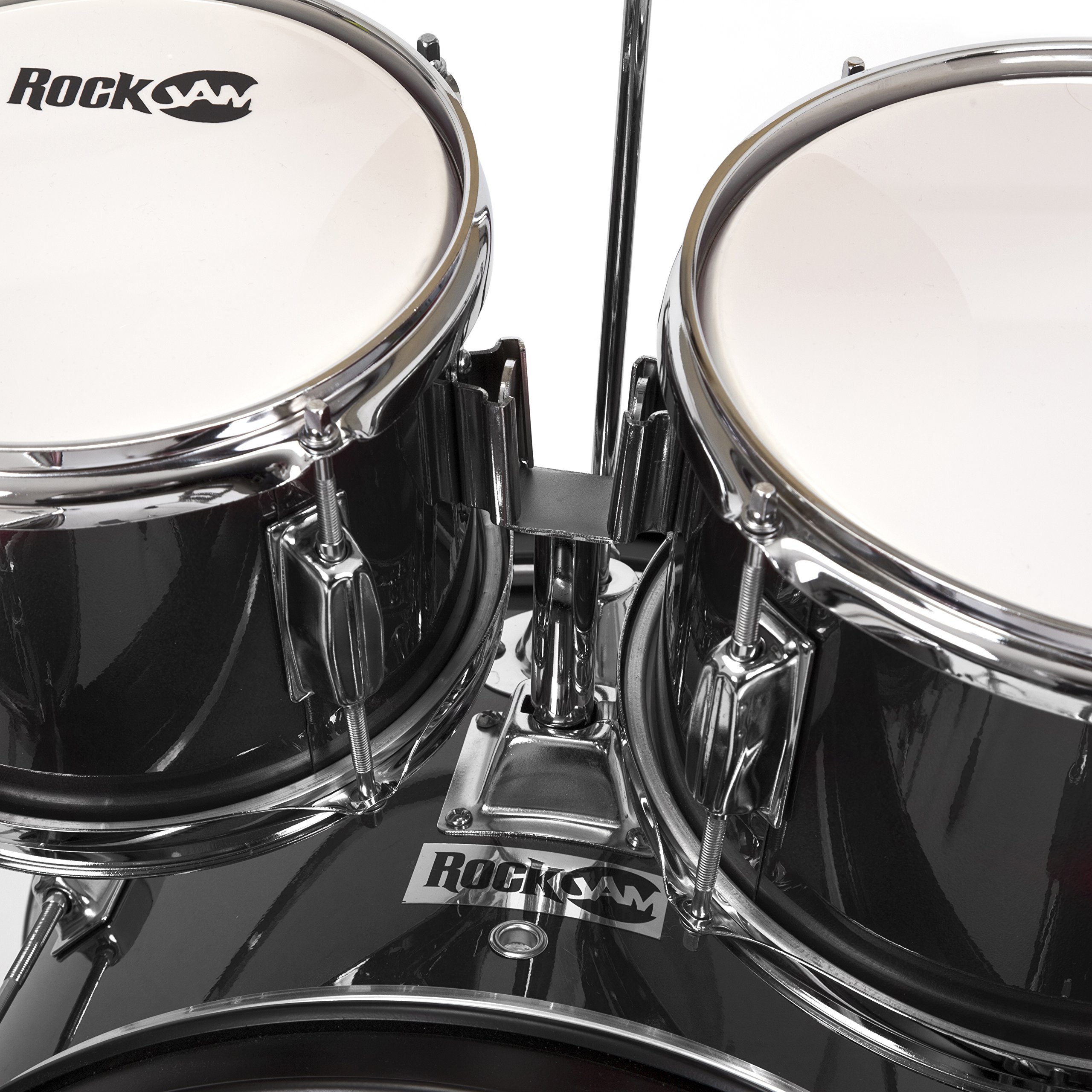 RockJam Complete 5Piece Junior Drum Set with Cymbals, Drumsticks