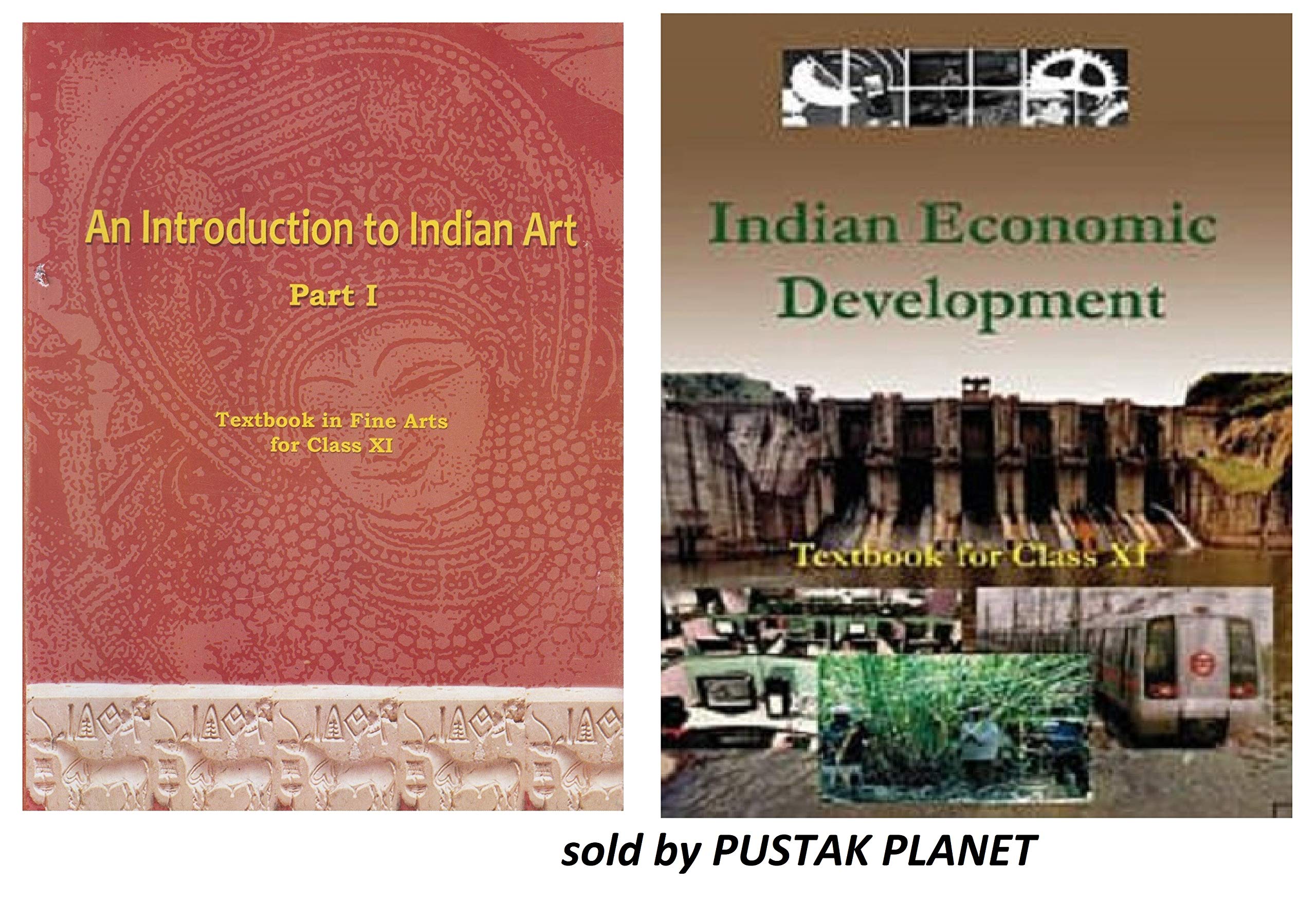 NCERT An Introduction to indian art and Indian Economic Development set of 2 books for UPSC EXAM