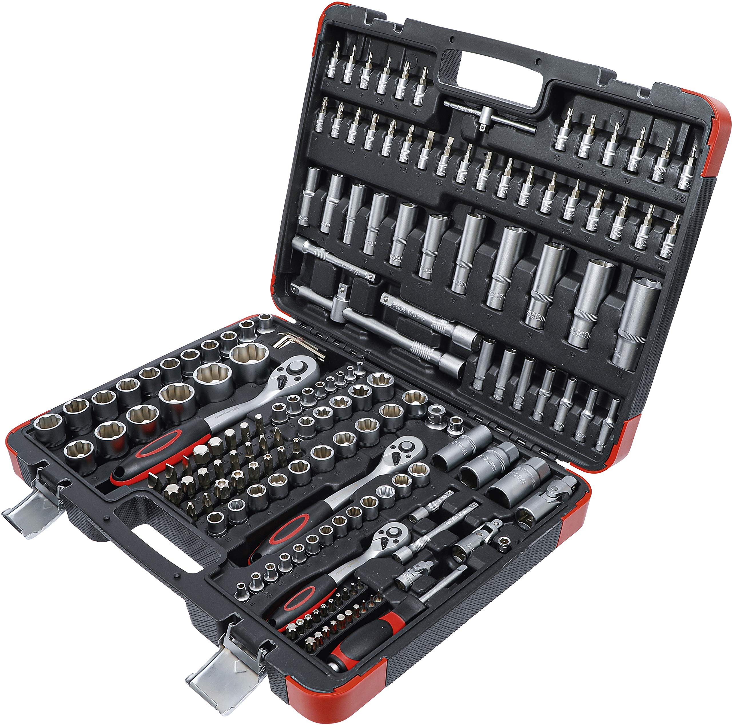 BGS Diy 2283 | Steckschlüssel-Satz | Antrieb 6,3 mm (1/4") / 10 mm (3/8") / 12,5 mm (1/2") | 172-tlg. 3