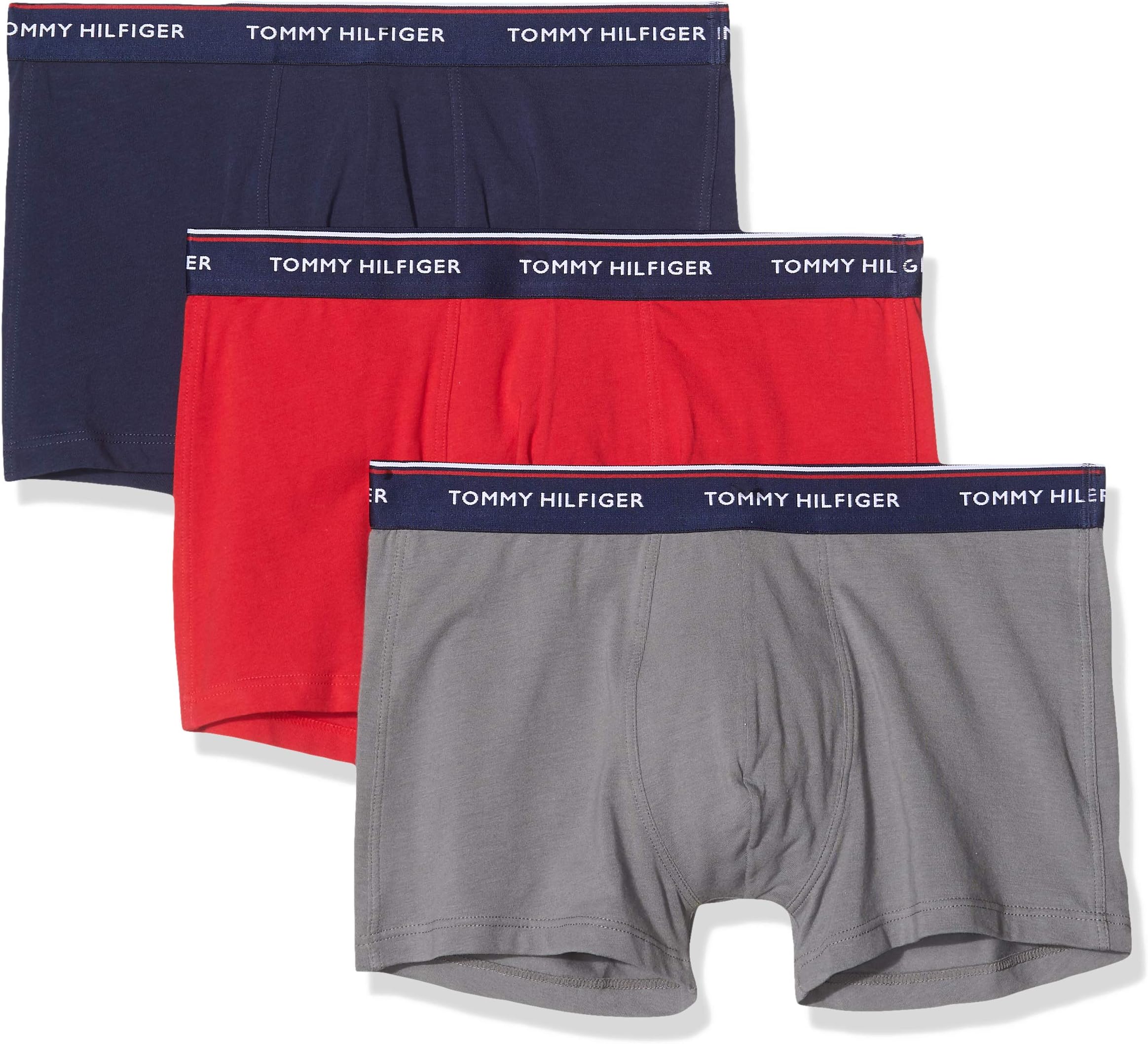Tommy Hilfiger Men's 3p Trunk Boxer Shorts, Multicolour (Multi 026), XXL UK