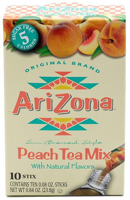 Peach Iced Tea Iced Tea Stix Sugar Free Boxes (613008724191)