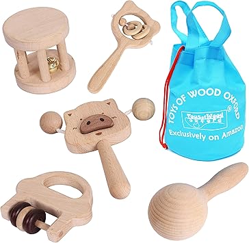 wooden baby toys 6 months