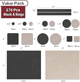 Yelanon Felt Furniture Pads 278 Pcs Self Adhesive Anti Scratch Floor Protectors view 3