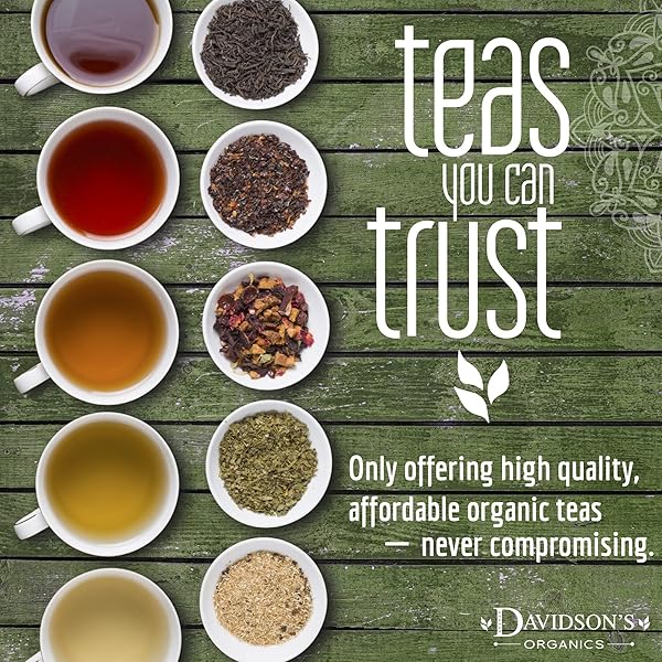 DAVIDSON’S ORGANICS, ENGLISH BREAKFAST, LOOSE LEAF TEA, 16-OUNCE BAG