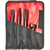 Mayhew Tools 37326 Pneumatic Tool Set, 4-Piece .498 Shank Heavy-Duty, Black Oxide Finish