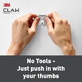 3M CLAW Drywall Picture Hanger 4 Hangers Holds Up To 20 kg view 4