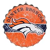 FOCO Denver Broncos NFL Metal Distressed Bottlecap