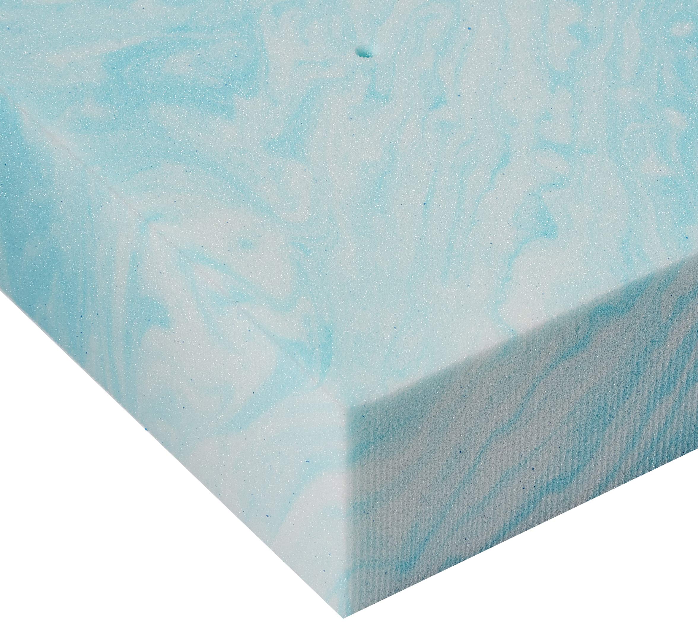 Linenspa 4 Inch Gel Swirl Memory Foam Topper - King