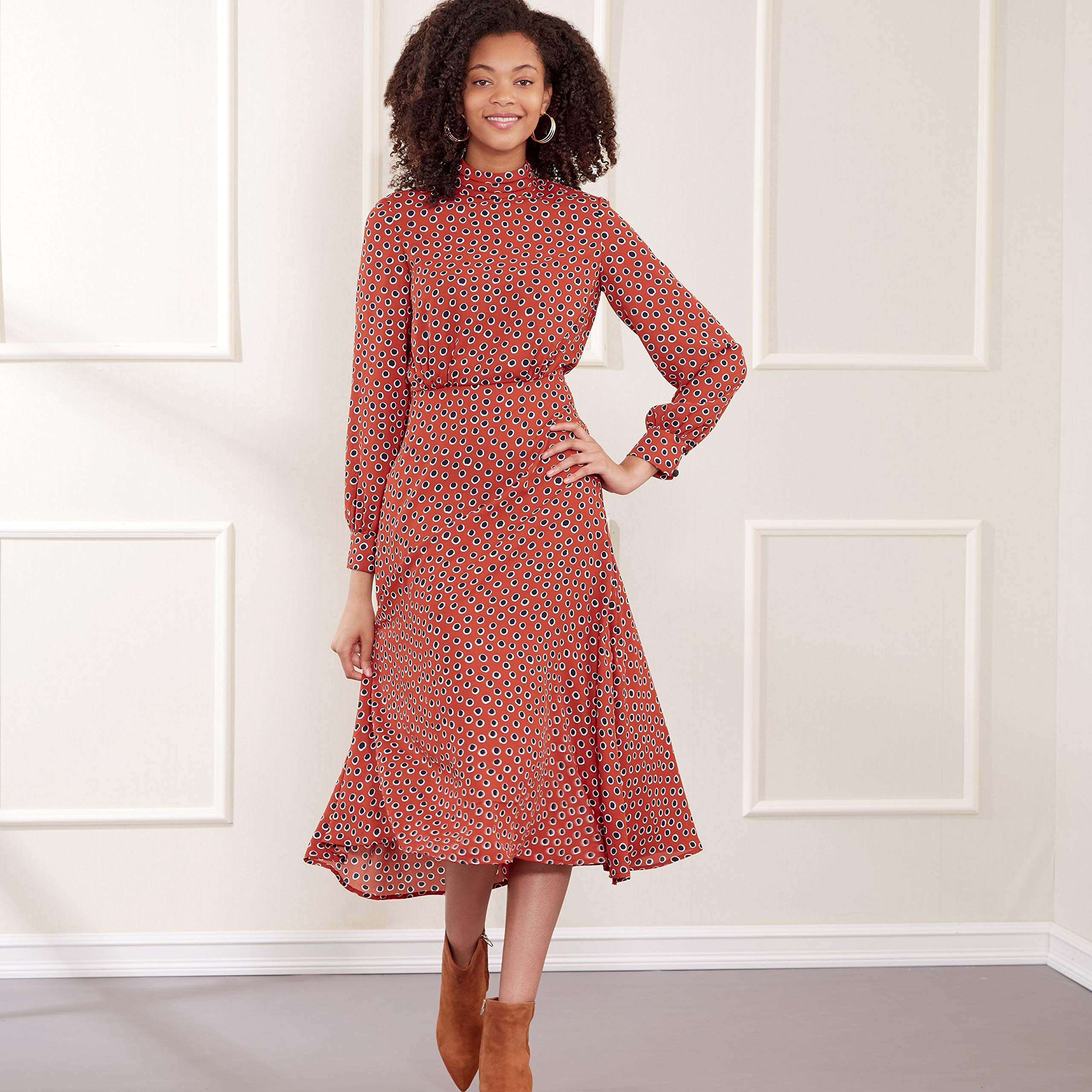 New Look Sewing Pattern N6682 Misses’ Dress A (6-8-10-12-14-16-18)