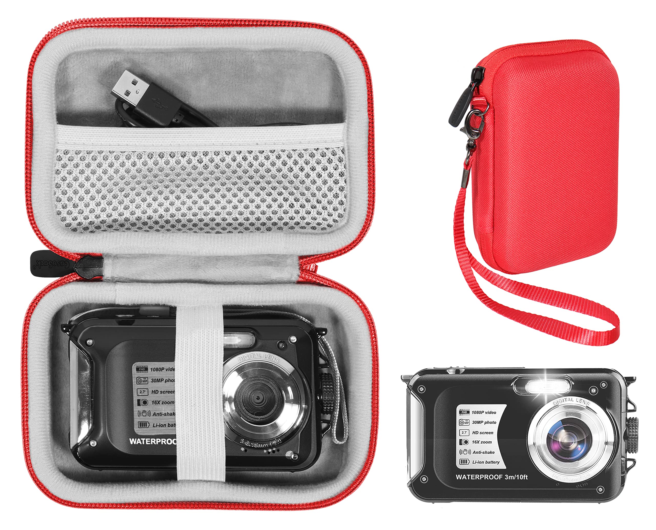 CaseSack Case for Waterproof Camera Compatible with