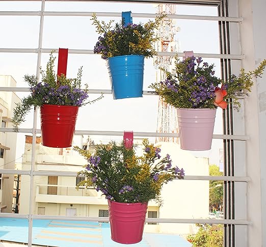 First Smart Deal Bucket With Handle 7 Inch Multi - Pack of 4