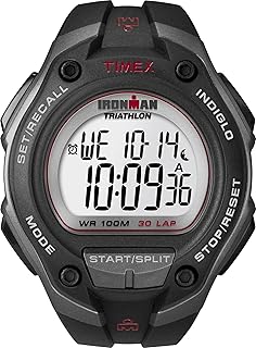 timex men's t5e901 ironman classic 30 resin strap watch