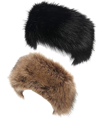 Diadema De Lujo Para Mujer En Piel De Visón 100% Real - Banda Para El Cabello De Alta Calidad