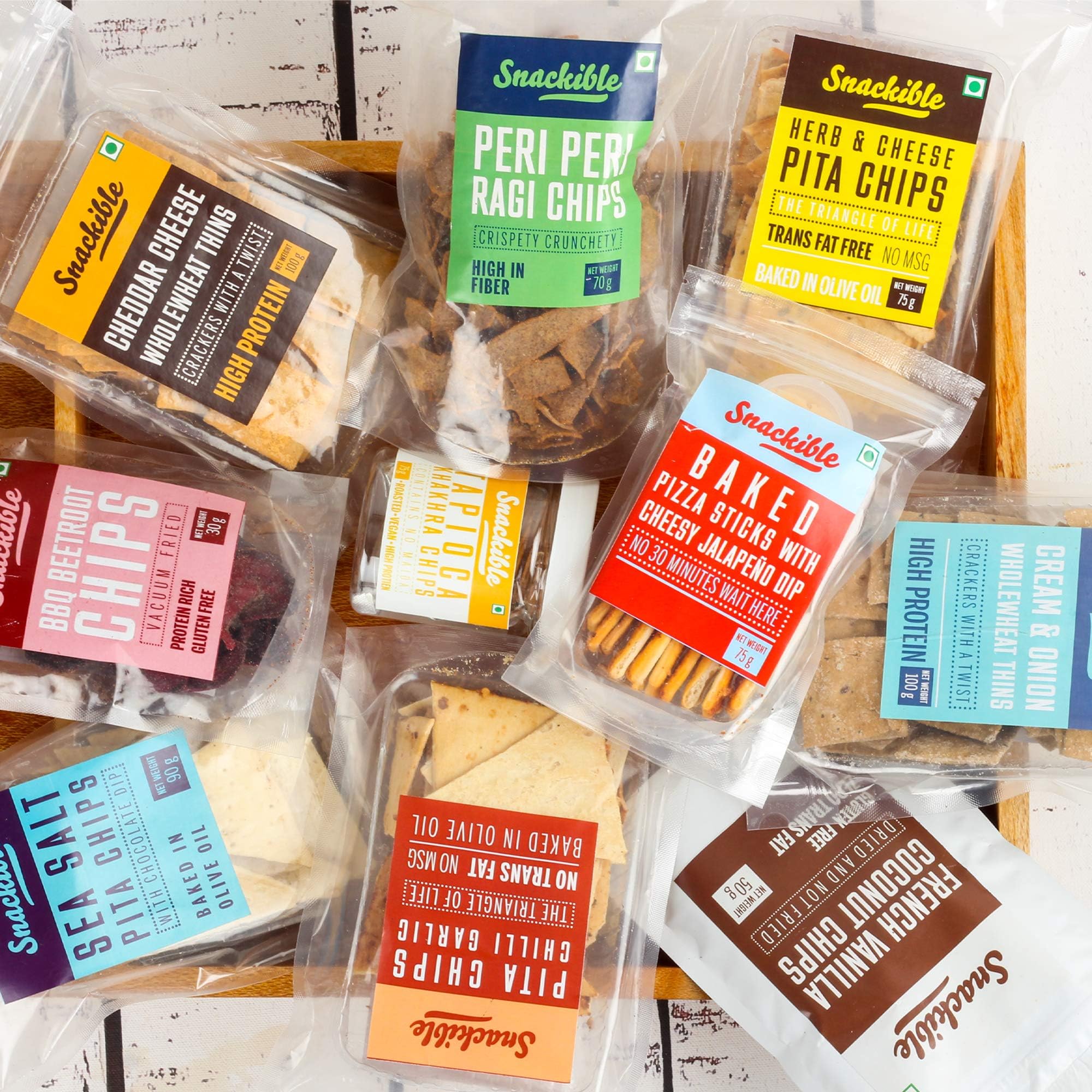 Snackible Chips Box - Perfect for Chips Lovers [Revolutionary Snacking]