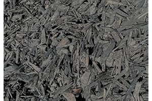 MIGHTY109 Bold Black Wood Chip Mulch, 42 Quarts!