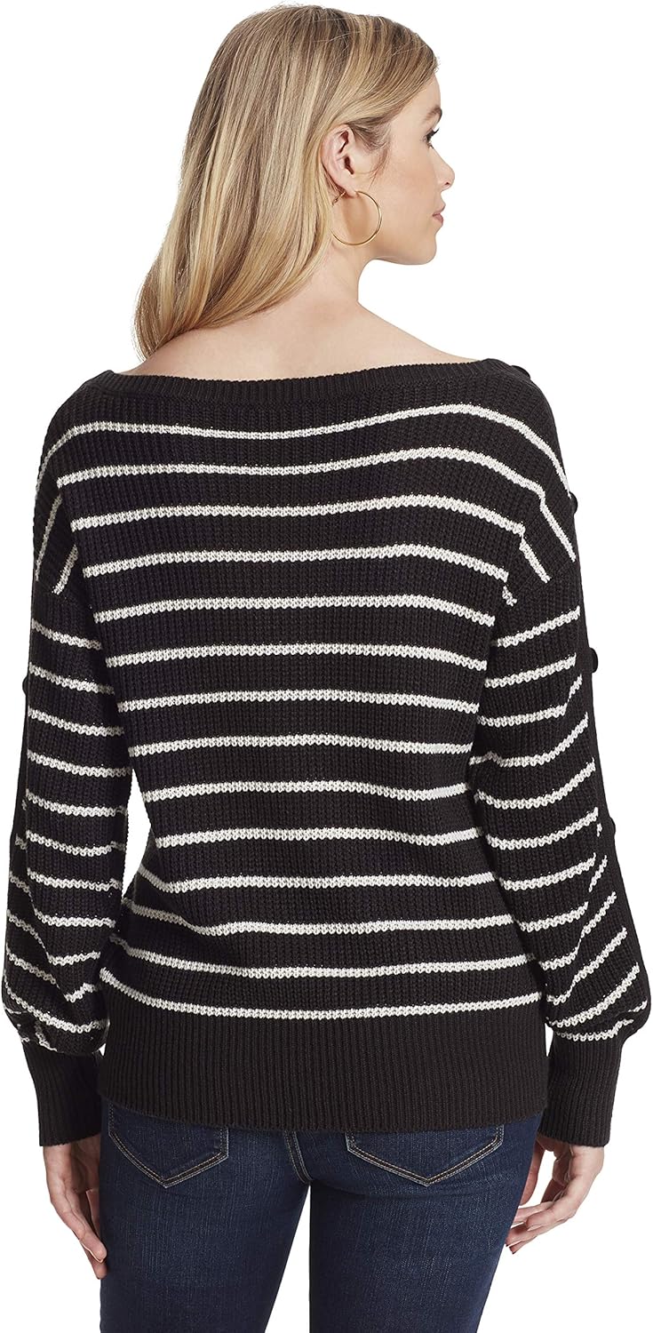 Jessica Simpson Women's Adley Elegant Boat Neck Sweater at  Women’s Clothing store