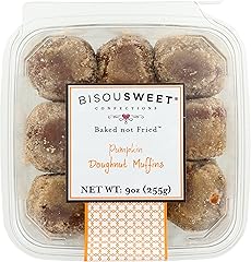 Bisousweet Confections Pumpkin Doughnut Muffins, 9 Oz