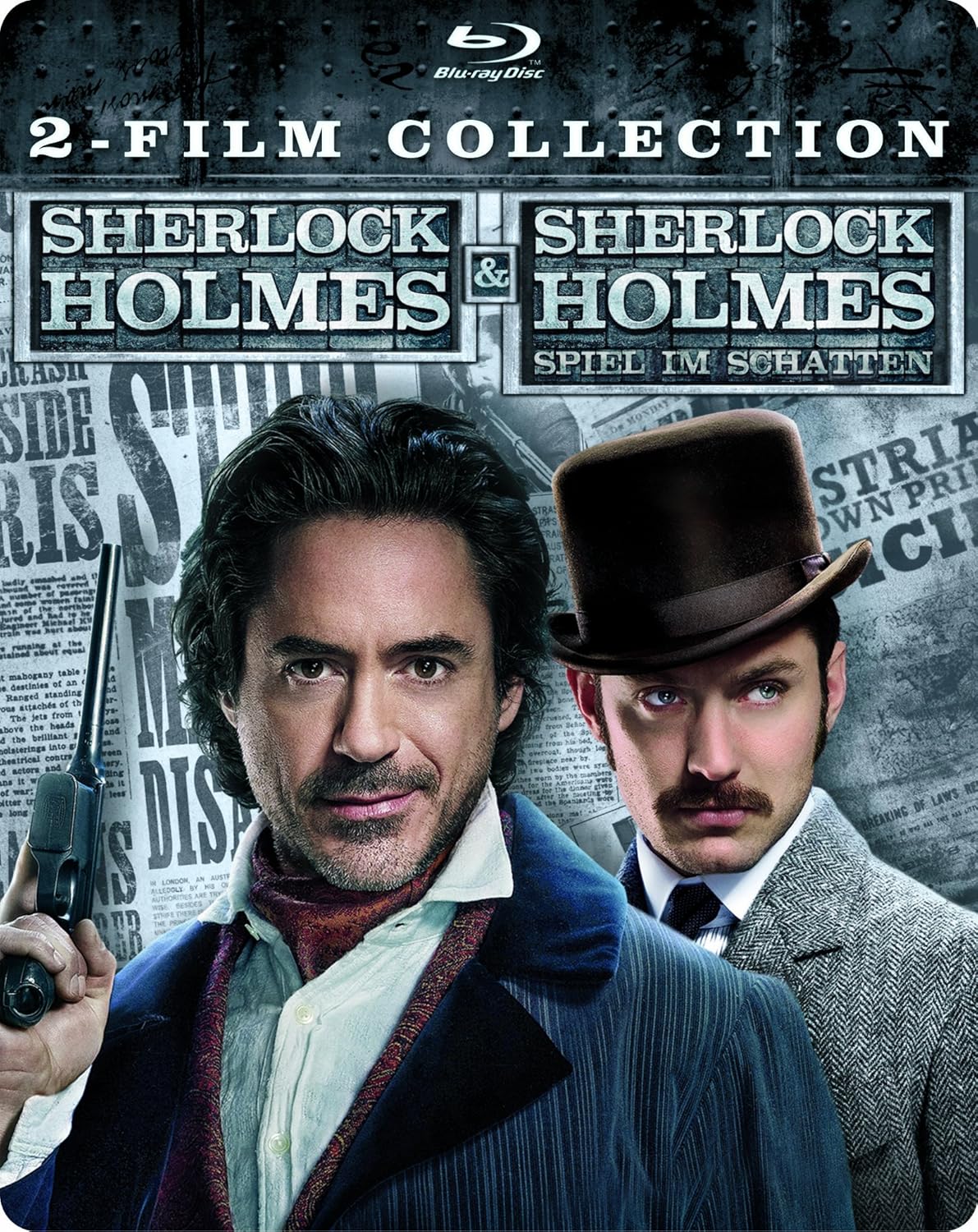 Sherlock Holmes & Sherlock Holmes Spiel im Schatten Steelbook Exklusiv bei Amazon.de Bluray
