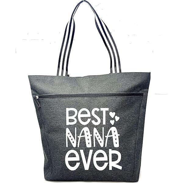 WCGXKO Kosmetiktasche „Nana’s Travel Tote“ – Wasserabweisende Segeltuch-Tasche | Großes Fassungsvermögen, Marmor-Druck