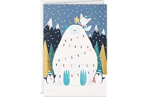 Hallmark UNICEF Boxed Christmas Cards, Yeti (12 Cards and 13 Envelopes)