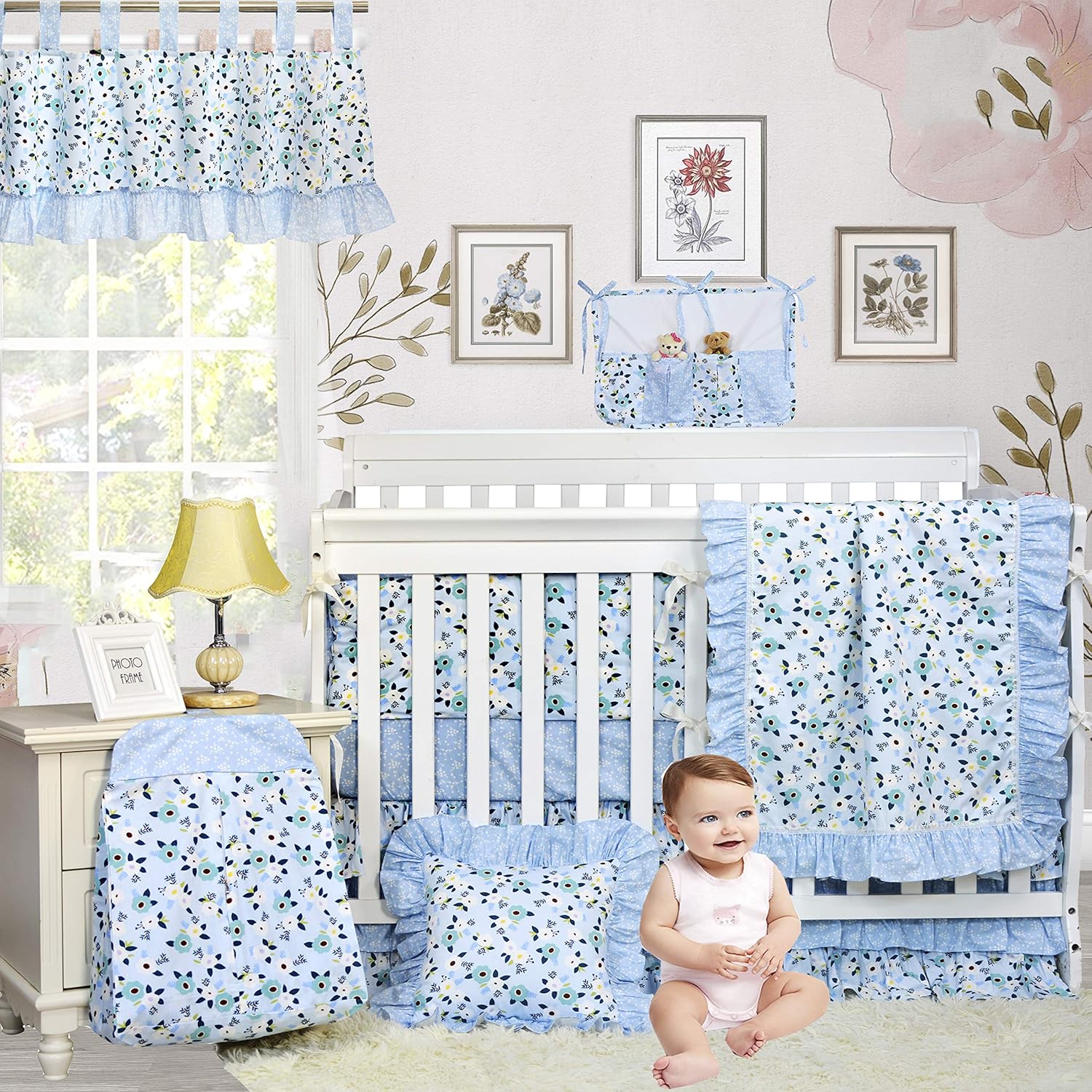 newborn girl bedding