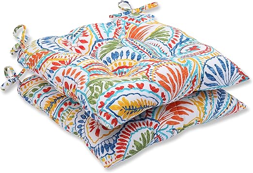 Amazon Com Pillow Perfect Outdoor Ummi Wrought Iron Seat Cushion