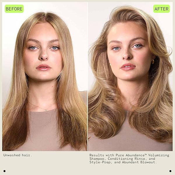 AVEDA PURE ABUNDANCE VOLUMIZING SHAMPOO | SHAMPOO FOR FINE HAIR | REMOVES PRODUCT BUILD-UP AND EXCESS OIL | 4X MORE VOLUME* | NOTES OF JASMINE, PEPPERMINT, PAMAROSA AND YLANG YLANG | 6.7 FL OZ