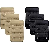 Tamlien Bra Extender 2 Hook/3 Hook/4 Hook/5 Hook, Soft and Comfortable Bra Extension