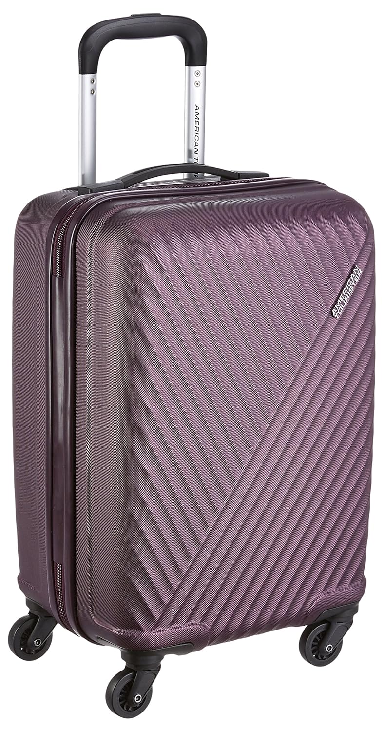 Buy American Tourister Skyrock Abs 55 Cms Purple Hardsided Cabin