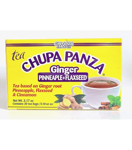 Te Quita Lonja Weight Loss Tea – 3 Boxes (90 Bags) Ginger & Pineapple, Jengibre Y Piña, Herbal Supplement