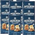 John Wm. Macy's CheeseCrisps | Asiago & Cheddar | Twice Baked Sourdough Crackers Made with 100% Real Aged Cheese, Non GMO, Nothing Artificial | 4.5 OZ. (12 Pack)