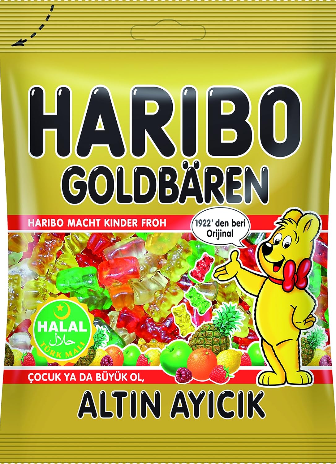Haribo GoldbÃ¤ren / Altin Ayicik, Helal / Halal, 100g