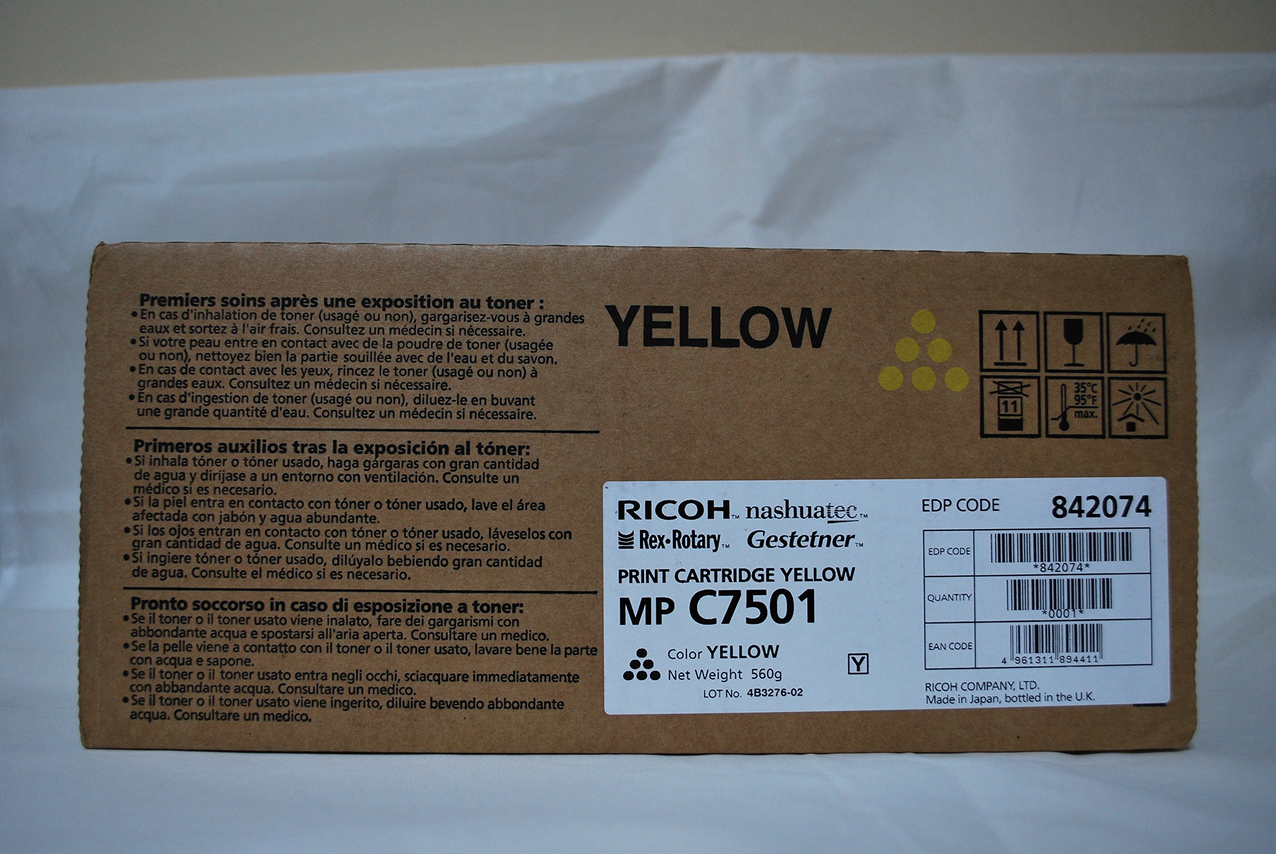 Ricoh 842074 RHC7501EY Toner yellow 6501