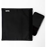 EDEC Non-Window Cell Phone Faraday Bag - Signal Blocking, Anti-Tracking, Anti-Spying, 5G RF EMF Radiation Protection for Cell