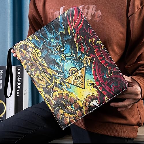 DRZERUI Binder for YuGiOh Card - Holds 900+ Trading Cards, 9 Pocket Card  Holder Book with Sleeves Compatible with Yugioh Cards in Dubai - UAE |  Whizz Albums