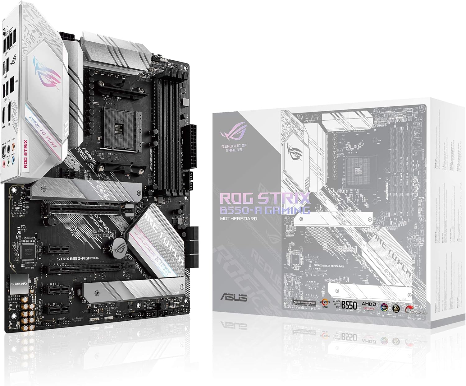 Amazon Asus Amd B550 搭載 Socket Am4 対応 マザーボード Rog Strix B550 A Gaming Atx Asustek マザーボード 通販