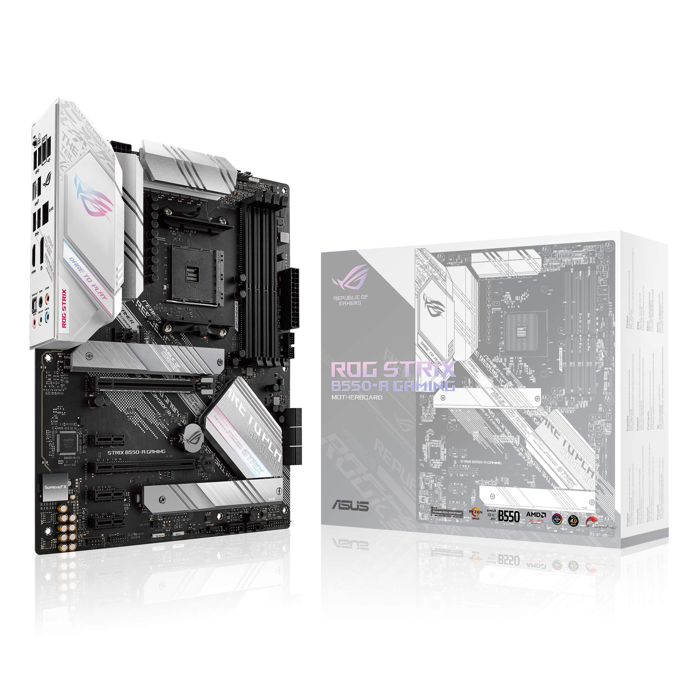 ASUS AMD B550 搭載 Socket AM4 対応 マザーボード ROG STRIX B550-A GAMING 【 ATX 】商品画像
