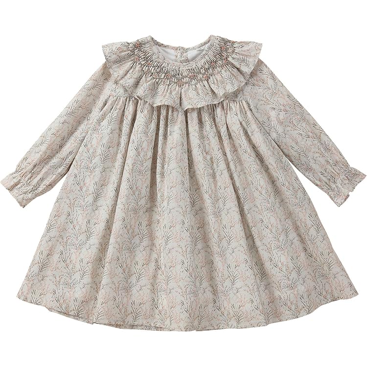 slim fit dress slacks [MOMMY & Me] Yuki Dress Floral Gauze / 11-12y
