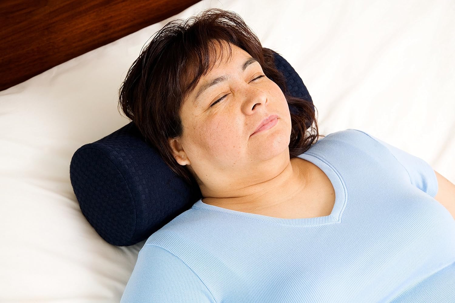 Carex Lumbar Roll Lower Back Support Pillow - Chair Seat Posture Corrector - Relieve Spine and Neck Pain with McKenzie Method, Use in Bed During Sleep, Car While Driving and Working at Office Desk: Health & Personal Care