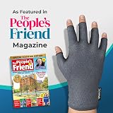 iMedic Arthritis Gloves Large Fingerless Medical Device MHRA Registered Grey view 7