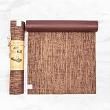 Myga RY1331 Jute Yoga Mat 5mm Plum with PVC Backing Eco Friendly 183x61 view 2
