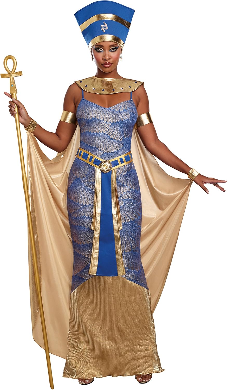 Dreamgirl Women's Luxurious Metallic Nefertiti Costume Gown