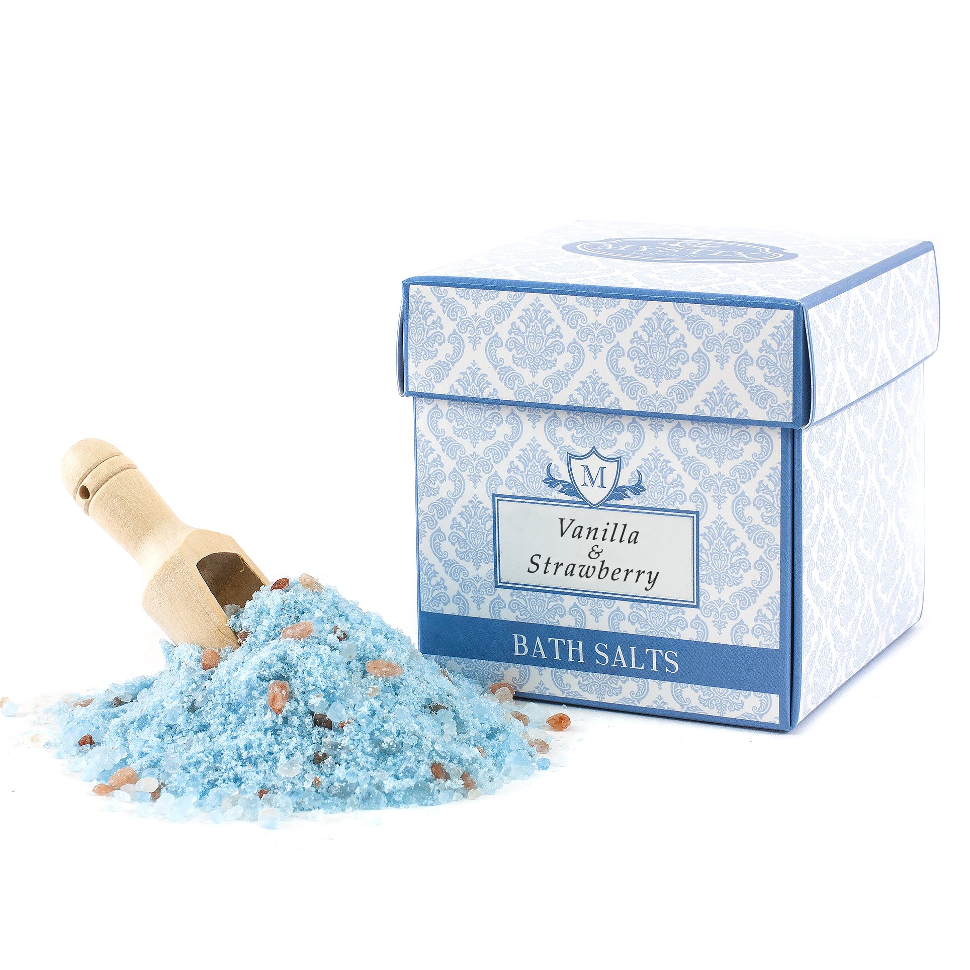 Mystix London | Vanilla & Strawberry Scented Bath Salts - 350g