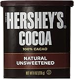 Hershey's Cocoa, Unsweetened, 8-Ounce Container (Pack of 2)