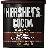 Hershey's Cocoa, Unsweetened, 8-Ounce Container (Pack of 2)
