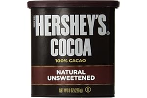 Hershey's Cocoa, Unsweetened, 8-Ounce Container (Pack of 2)