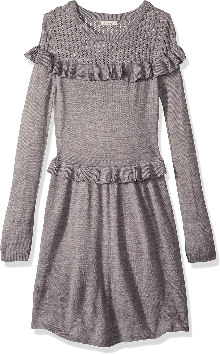 ruffle sweater dress