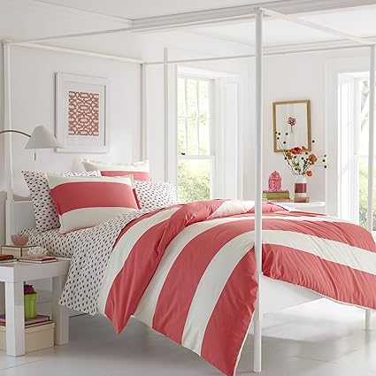 Amazon Com Poppy Fritz Sloane Comforter Set Full Queen Pink