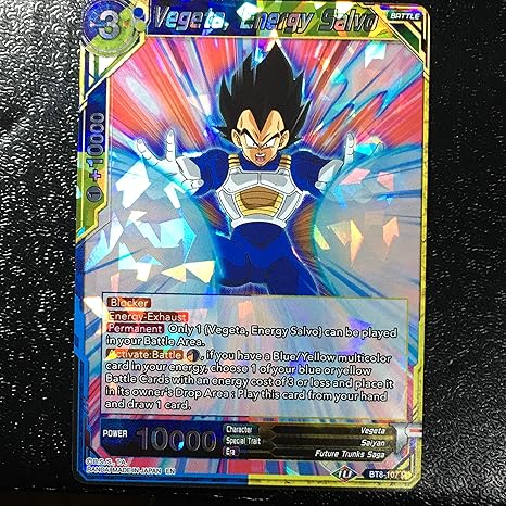 Amazon Icカードダス ドラゴンボール ベジータ レア 超 スーパー 海外版 Dragon Ball Super Card Game Bt8 107 カードゲーム トランプ ホビー